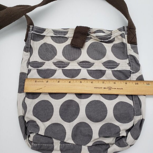 Thirty One Retro Metro Mod Polka Dot Gray Crossbody - Picture 6 of 7